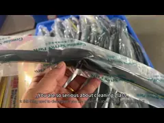 Flexible Black Silicone Wiper Blade All Weather Durability Boneless Wiper Blades