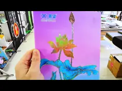 Baosiwei UV printing: The Magic of UV Printing with Gold Foil on Acrylic