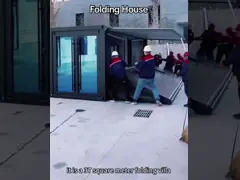 Container House Double Wing Expansion Box 20 40 Feet Customizable Mobile Home With Foldable Kitchen And Bathroom