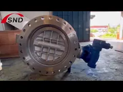 Stainless Steel CF8 Turbine Large Diameter Butterfly Valves