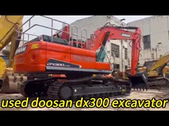30 Ton Used Doosan 300 Excavator Dx300 Dx300lc-9c in Good Condition from South Korea video