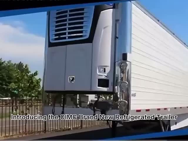 3軸冷鎖冷凍半トレーラー 冷蔵トレーラー