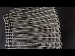 iqf Tunnel Freezer Spiral Mesh Conveyor Belt untuk menara pendingin modular
