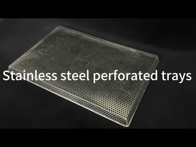 ステンレススチール304 孔付き調理用トレイ / パーソナライズされた商用パンチシート