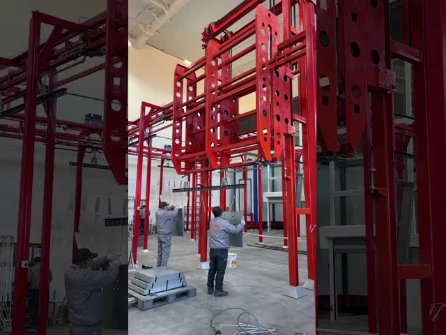 PLC制御 産業用粉末塗装装置 鉄基板 自動方法 タイプ