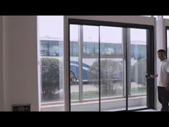 Commercial Aluminium Sliding Doors French Style Surface Finishing