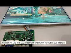 13.3-Inch TFT LCD Module HD 1920x1080 Dot EDP 30 Pin Interface