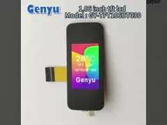 1.06 Inch TFT LCD Capacitive Touchscreen G+F 96*160 Dots ST7735 SPI 15pin FPC