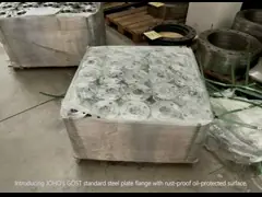GOST Standard Steel Plate Flange With Rust-Proof Oil Protected Surface