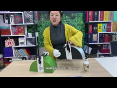 Confecção de embalagem de papel em branco de cor prata-ouro personalizada Caixa de forma semi-redonda