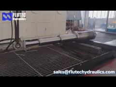 Doppelwirkender Langschlag-Hydraulikzylinder