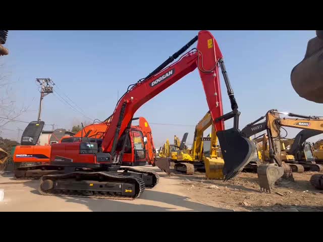 21500KG ドーサン DX225 中古 バックホー 掘削機 トラック 重装備 掘削機