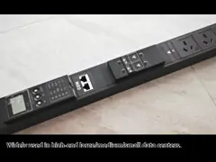 PDU Power Distribution Unit met meerdere stopcontacten