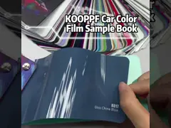 K017 Lumineux Chine bleu TPU couleur peinture de voiture film de protection en vinyle Enveloppe énorme