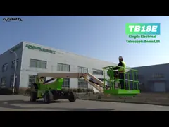 21.5m ارتفاع العمل الكهربائي التلسكوبي رفعة الرفع 4WD AWP