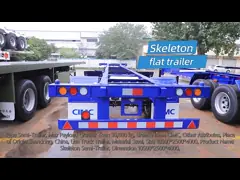 High Quality Heavy Load Capacity Trailer Skeleton Parts Container Transportation