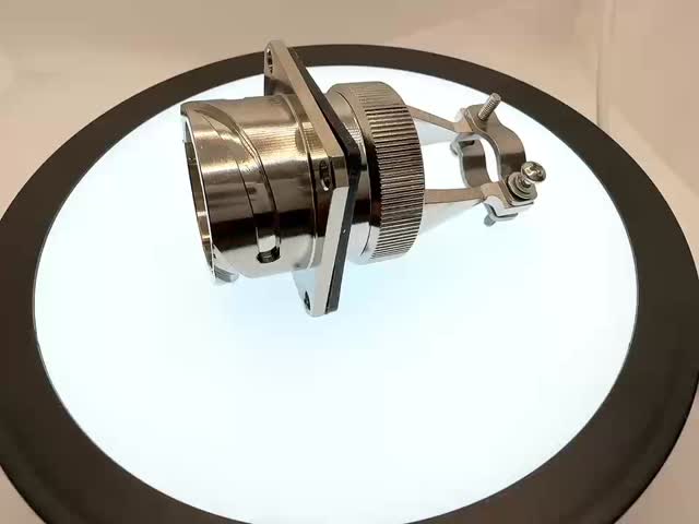 19 ストレートクランプバックシェル付きシェルサイズ容器 耐久性 電気のないニッケルコネクタ YPM4-19-2J2 ストレートクランプバックシェル付き容器