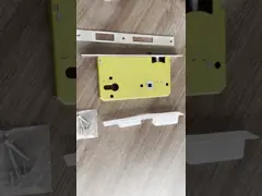 Fermeture de porte en acier inoxydable de haute sécurité 7085 pour portes en bois ou en acier
