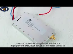 5.1GHz Frequency Band 50W High Power Output 5150-5300 MHz Jammer Module For Anti-Drone Systems