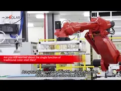 Greenhouse BIPV Solar Shingles Electric Power 520W Operation Voltage 39.68 V