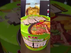 165 gramos de bol de papel de fideos picantes con sabor a carne picante