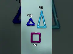 OEM Animal Magnetic Building Blocks Tiles Little Snail Shaped For Children