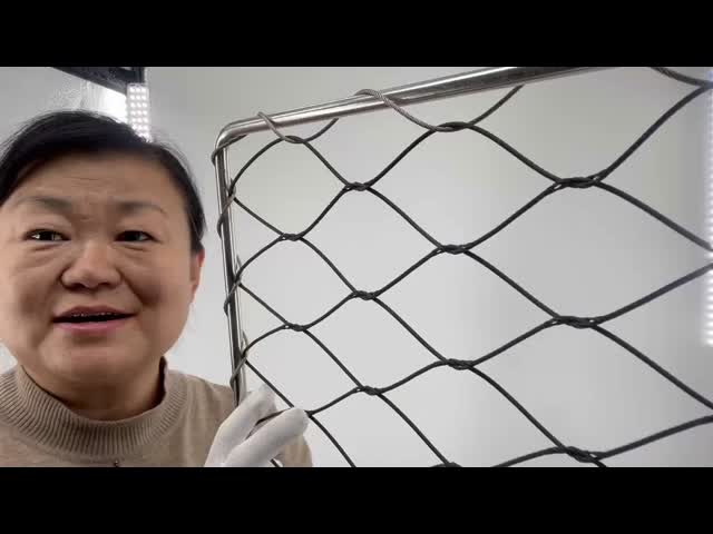 2mm ワイヤー網 ステンレス鋼のワイヤーロープ 鳥の網 囲い 動物園