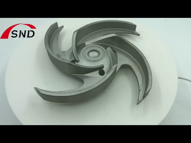 OEM オーダーメイド 精密鋳造インペラー 工業用灰色鋳鉄