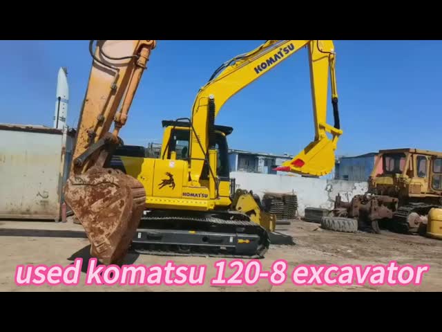 В хорошем состоянии 12 тонн Komatsu PC120-8 Использованный экскаватор из Японии с двигателем Cummins