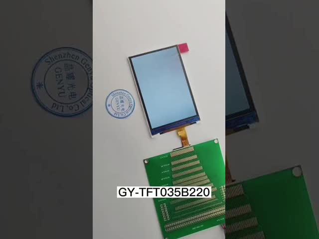12ピン3.5インチTFT液晶ディスプレイ 320x480解像度 ST7365 SPIインターフェース