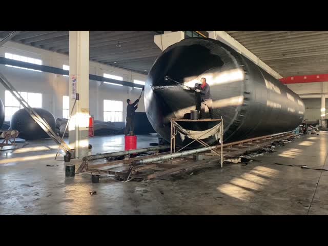 5.15m × 25m 浮力エアバッグ タイヤコードゴム層とISO14409証明書