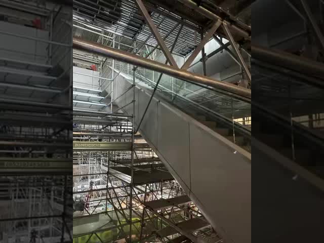 506 Escalator Modernization Package Remaining Truss Renovation Indoor Escalator