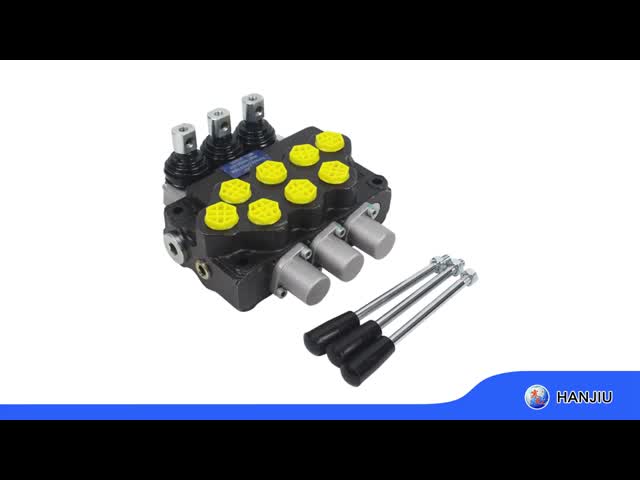 Monoblock Directional Control Valve SD5/3 Thress Sections Manual valve