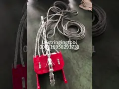 Independent Conductor Poising Sheave Balanced Pulley Type Head Boards For Four Bundle Conductors
