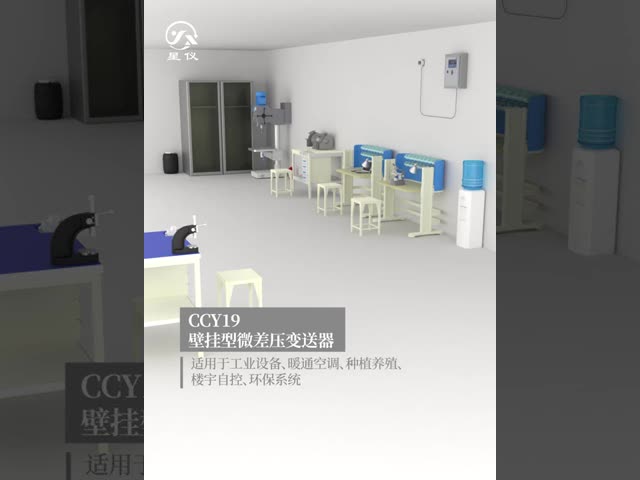 CCY19Y Transmissor de pressão diferencial montado na parede HVAC Plantio e reprodução