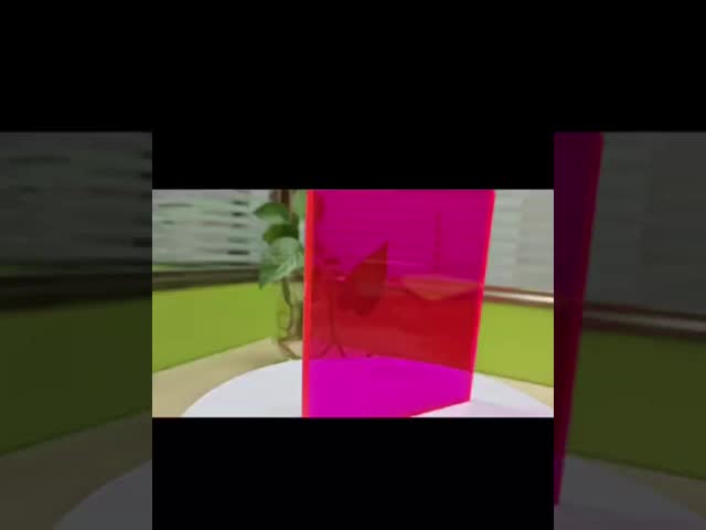 2.1m Width Pink Polycarbonate PC Solid Sheet With 0.6mm-18mm Thickness