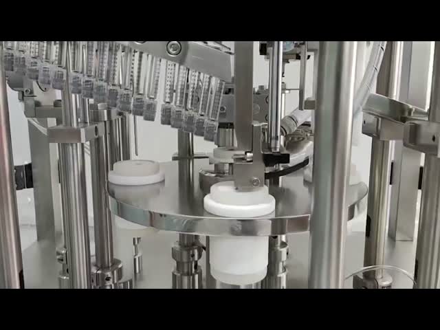 自動ガラス注射器の詰め機と油膏用のプラグングマシン