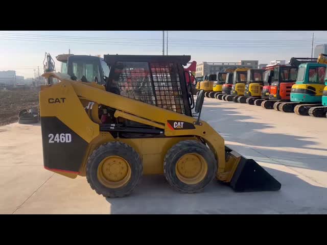 2022年 中古 CAT 246D スキッドステアローダー 3348KG セカンドハンドミニローダー