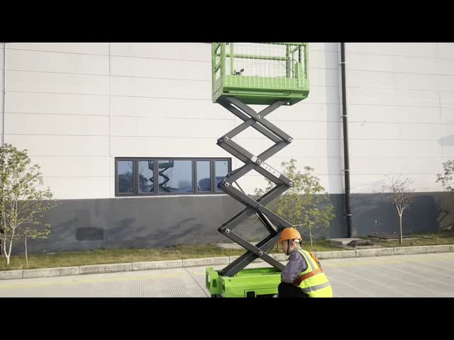 10m Working Height Hydraulic Self Propelled Scissor Lift with Extension Platform