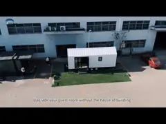 Modular Prefabricated House With Light Steel Frame Tiny House On Wheels For Rent