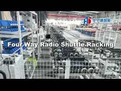 Rack de transporte de rádio de quatro vias ASRS Rack de transporte de paletes Rack de rádio de quatro vias