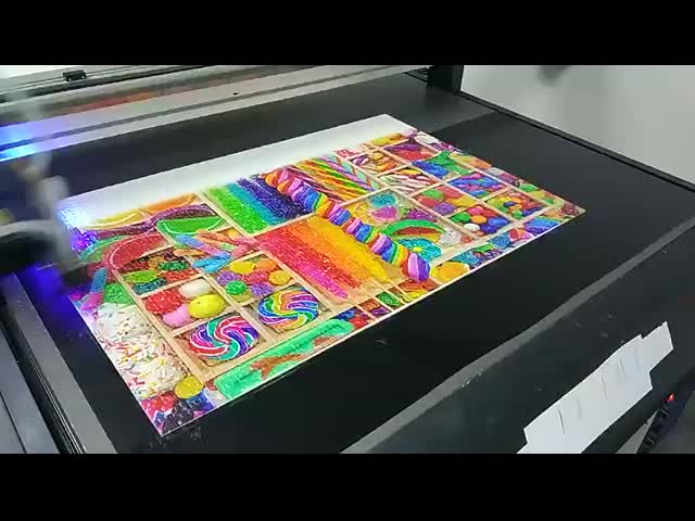 Impresora de gran formato compatible con TITT/JPG/EPS/PDF/BMP con tipo de tinta a base de pigmento y altura media de 10 cm El video