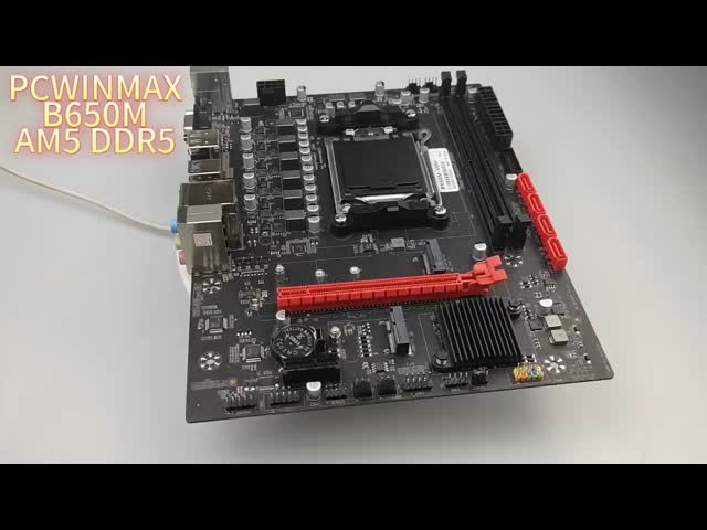 PCWINMAX B650M ゲーム AM5 DDR5 128GB PCIe 4.0 M.2 SATA 6Gb/s HD DP VGA マイクロATX B650 マザーボード