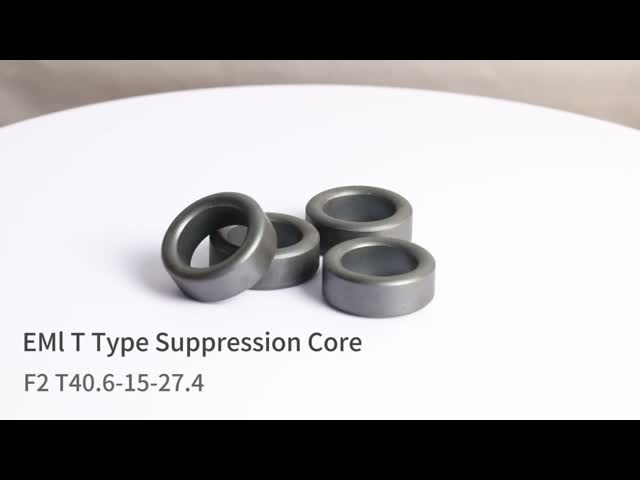 Rohs ISO9001 NiZn MnZn Ferrite Material T Type Ferrite Core / Toroidal Core / Iron Powder Core