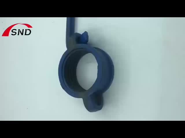 Blue Coating Ductile Iron GGG40 Grooved Pipe Fittings Scaffolding Support Nut