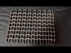 304 316 Stainless Steel Honeycomb Mesh Conveyor Belt untuk industri makanan