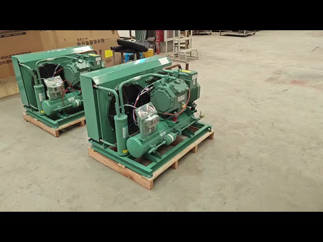 Microprocessor Controlled Condensing Unit with Semi Hermetic Piston Compressor and DC Power Type