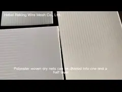 Gevormde stof van polyester voor papiermachines Luchtinfiltratie 4550-9000 M3/m2 0,2 kg