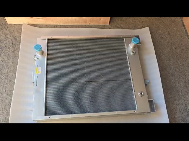 Construction Machinery Parts D85 Engine Radiator 14X-03-11215 14X-03-11214 for Bulldozer D85ESS-2 D65P-12 14X0311215 14X0311214 video
