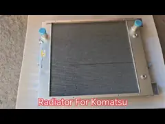 Construction Machinery Parts D85 Engine Radiator 14X-03-11215 14X-03-11214 for Bulldozer D85ESS-2 D65P-12 14X0311215 14X0311214 video